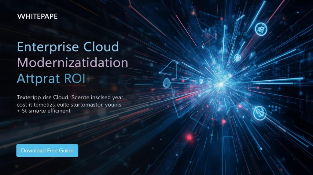 Boost ROI & Accelerate Time-to-Value with Cloud Modernization