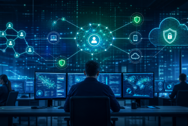 agentic AI cybersecurity zero trust security illustration