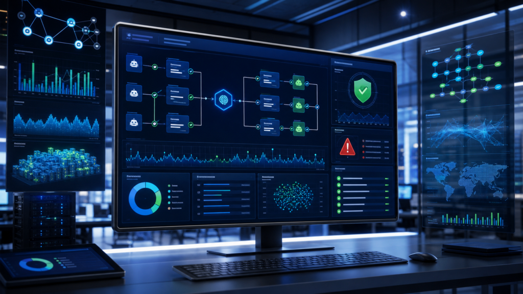 AI Agent Observability dashboard for enterprise autonomous workflows