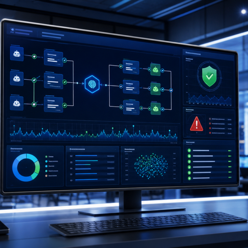 AI Agent Observability dashboard for enterprise autonomous workflows