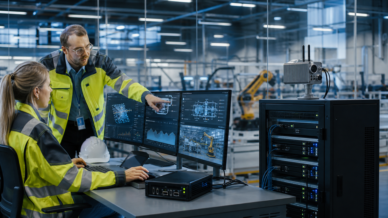 AI infrastructure enterprise technology illustration